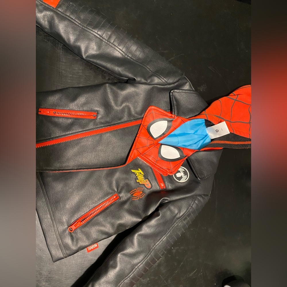 COPY - Spiderman leather jacket 4T